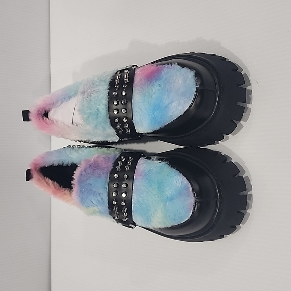 KOI FOOTWEAR WOMANS KALEIDOSCOPIC REVELATIONS (VEGAN LOFFERS) US SIZES 5,8,9,10